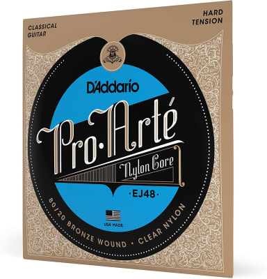 Cuerdas para Guitarra Clásica ProArte EJ48 Hard Tensión Daddario