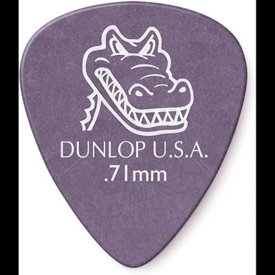 Set de 12 Uñetas 0.71 MM. Gator Grip DUNLOP