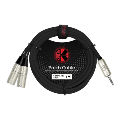 Cable 3.5 mm a Plug - 2x XLR 1M Kirlin Y-370PRL-1