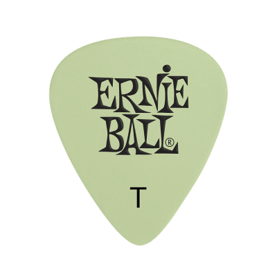 PACK 12 UÑETAS THIN SUPER GLOW CELLULOSE 9224 ERNIE BALL