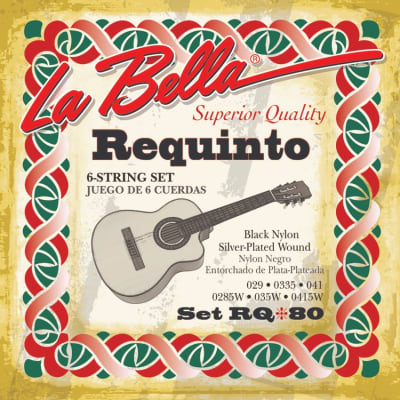 Set de Cuerdas para Requinto RQ80 La Bella Set de Cuerdas para Requinto RQ80 La Bella