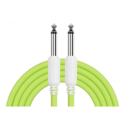 CABLE INSTRUMENTO 3 MTS. VERDE PRIMAVERA CONECTOR RECTO