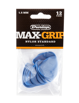 Uñetas 449P1.50mm Max-Grip Negro 12 Und. 449P150 Dunlop