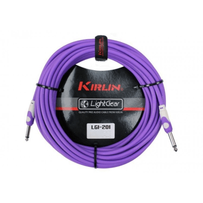 CABLE INSTRUMENTO 6 MTS. PURPURA CONECTOR RECTO