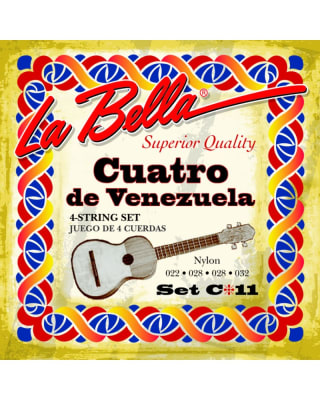 Set de Cuerdas para Cuatro Venezolano La Bella C11 Set de Cuerdas para Cuatro Venezolano La Bella C11