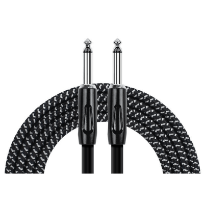 Cable de Instrumento 6 Mts. Woven Black IWCX-201B-6 Kirlin Cable de Instrumento 6 Mts. Woven Black IWCX-201B-6 Kirlin