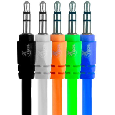 Cable Auxiliar 3.5 MM 1 Metro Colores Xtech Cable Auxiliar 3.5 MM 1 Metro Colores Xtech