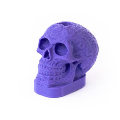 Calavera Tribal Para Platillos Morado NDS