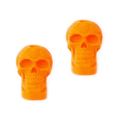 Calavera Tribal Para Platillos Naranjo NDS