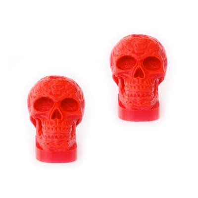 Calavera Tribal Para Platillos Rojo NDS