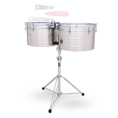TIMBALES TITO PUENTE 15 16 THUNDER TIMBALE STAINLESS STEEL LP258-S LP TIMBALES TITO PUENTE 15 16 THUNDER TIMBALE STAINLESS STEEL LP258-S LP