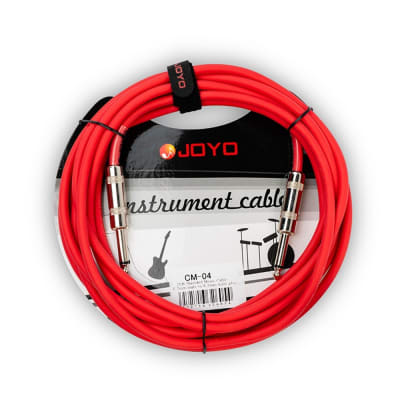 Cable de Instrumento 6 Mts. Rojo CM-04 Joyo