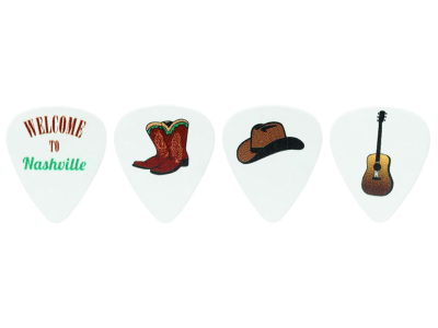 PACK 4 UÑETAS COUNTRY COOL PLECS MEDIUM CO351MD DANDREA