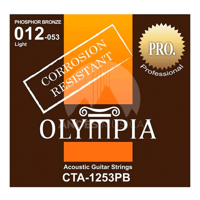 Cuerdas Metal para Guitarra Acústica .012-53 OLYMPIA Cuerdas Metal para Guitarra Acústica .012-53 OLYMPIA
