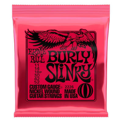 Cuerdas para Guitarra Eléctrica Burly Slinky 11-52 2226 Ernie Ball