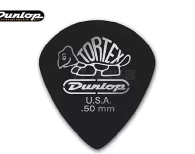 Set de 6 Uñetas 482P.50 MM. Tortex PB Jazz III Negro