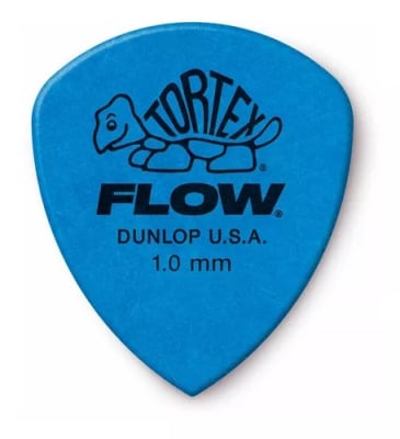 Set de 12 Uñetas 558P1.0 MM. Tortex Flow Azul