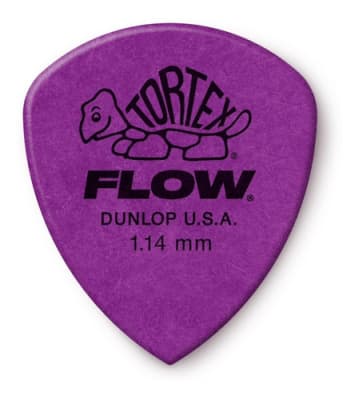 Set de 12 Uñetas 558P1.14 MM. Tortex Flow Lila Set de 12 Uñetas 558P1.14 MM. Tortex Flow Lila