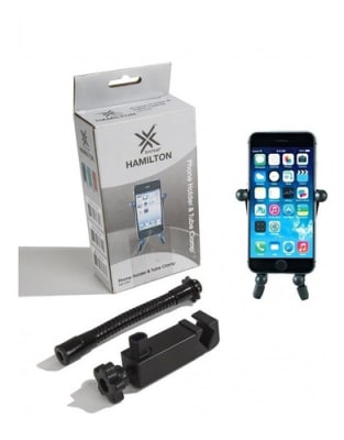 Soporte para Celular con Clamp Negro Hamilton Soporte para Celular con Clamp Negro Hamilton