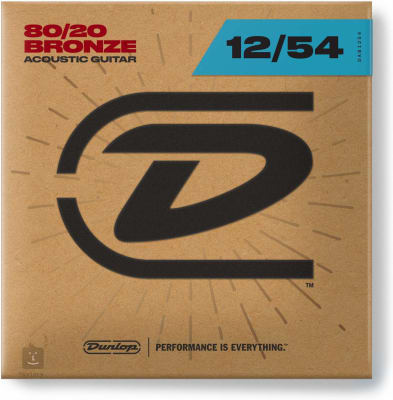Cuerdas Metal para Guitarra Acústica 12-54 Dunlop DAB1254