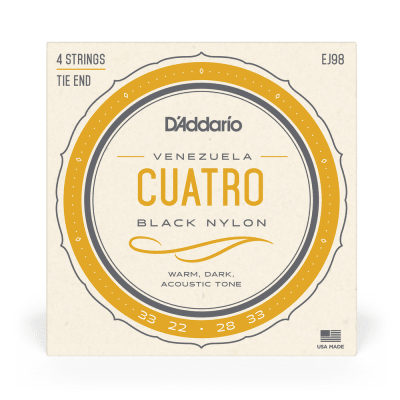 Cuerdas para Cuatro Venezolano EJ98 Daddario Cuerdas para Cuatro Venezolano EJ98 Daddario