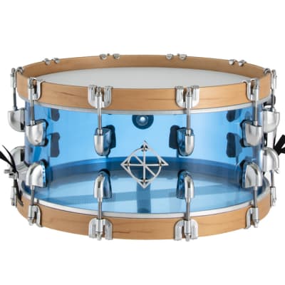 TAMBOR CORNERSTONE AZUL TRANSPARENTE 14X6.5 PDSCST654ACB DIXON