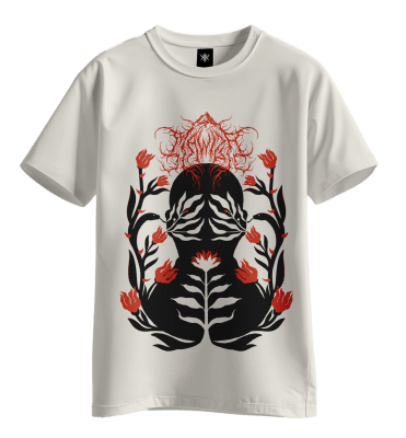 POLERA MAWIZA AB1 BLANCA / ROJA MERCH OFICIAL