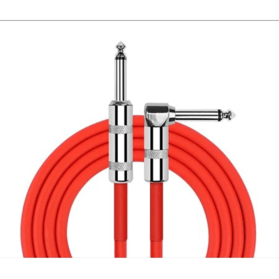Cable de Instrumento 3 Mts. Rojo Conectores Metalicos IPCV-242-3R Kirlin