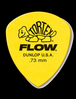 Set de 12 Uñetas 558P.73 MM. Tortex Flow Amarillo