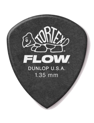 Set de 12 Uñetas 558P1.35 MM. Tortex Flow Negro