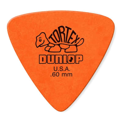 Set de 6 Uñetas 0.60 MM. Tortex Triangle Dunlop