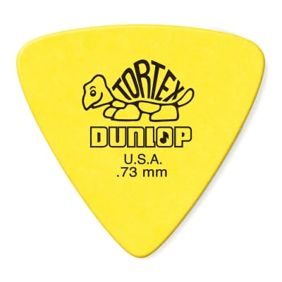 Set de 6 Uñetas 0.73 MM. Tortex Triangle Dunlop