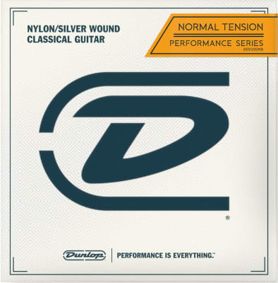 Cuerdas Nylon para Guitarra Clasica Tension Normal Dunlop DCV100NS