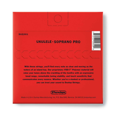 Cuerdas para Ukelele Soprano Pro4 Set Dunlop
