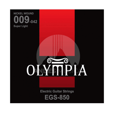 Cuerdas para Guitarra Eléctrica .09 EGS850 OLYMPIA