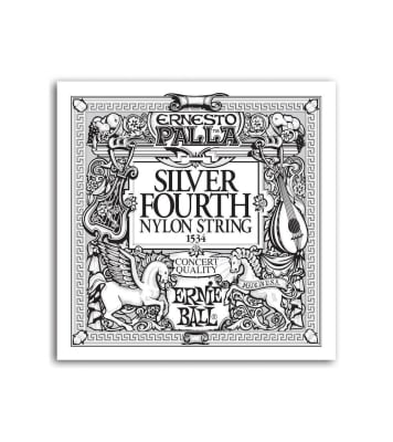 Cuerda para Guitarra Clásica 4ta Nylon 1534 Ernie Ball