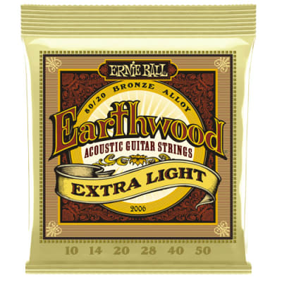 Cuerda Guitarra Acústica Earthwood Extra Light 80/20 2006 Ernie Ball