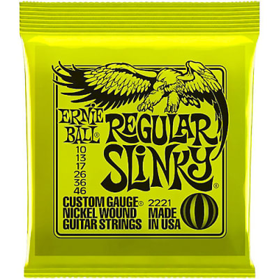 Cuerdas para Guitarra Eléctrica Regular Slinky 0.10 2221 Ernie Ball