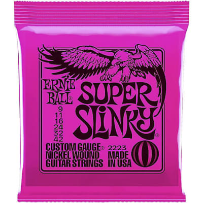 Cuerdas para Guitarra Eléctrica Super Slinky 0.9 2223 Ernie Ball