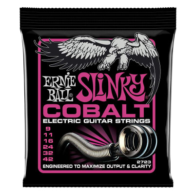 Cuerda para Guitarra Eléctrica Super Slinky Cobalt 0.9-42 2723 Ernie Ball