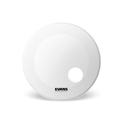 PARCHE BOMBO EQ3 RESONANTE POROSO BLANCO 24 BD24RGCW EVANS PARCHE BOMBO EQ3 RESONANTE POROSO BLANCO 24 BD24RGCW EVANS