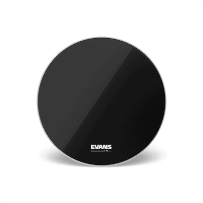 PARCHE BOMBO EQ3 RESONANTE NEGRO SIN PERFORACIÓN 18 BD18RB-NP EVANS