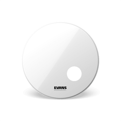 PARCHE BOMBO EQ3 RESONANTE BLANCO LISO 20 BD20RSW EVANS