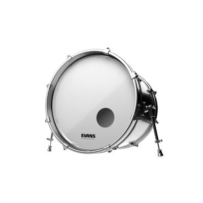PARCHE BOMBO EQ3 RESONANTE BLANCO LISO 20 BD20RSW EVANS