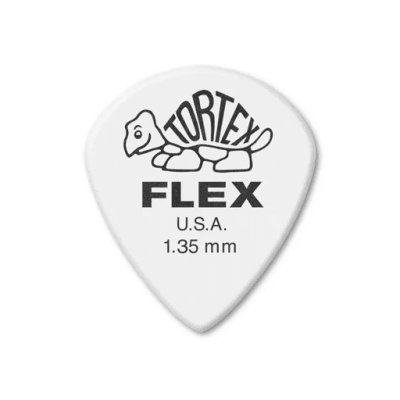Set de 12 Uñetas 1.35 MM. Tortex Flex Jazz III 468P135 DUNLOP
