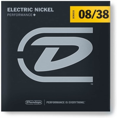 Cuerdas para Guitarra Electrica 8-38 Nickel Dunlop