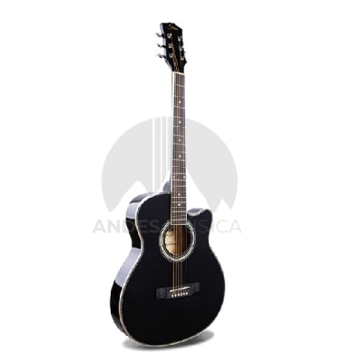 Guitarra Acústica SLIM Negra H66 Guitarra Acústica SLIM Negra H66