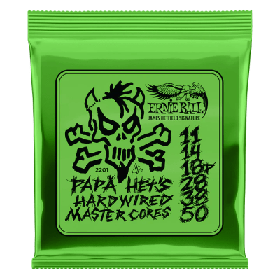 CUERDAS PARA GUITARRA ELECTRICA PAPA HET'S SIGNATURE 11-50 2201 ERNIE BALL