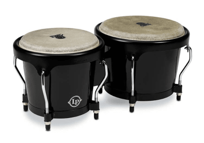 BONGO ASPIRE FIBRA DE VIDRIO NEGRO 6 3/4 Y 8 LPA601F-BK LP