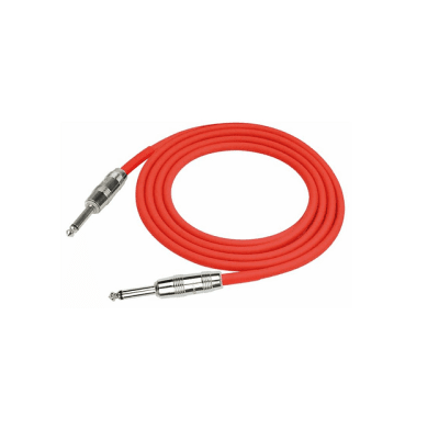 Cable de Instrumento Rojo 3 Mts. Conectores Metalicos IPCV-241-3R Kirlin